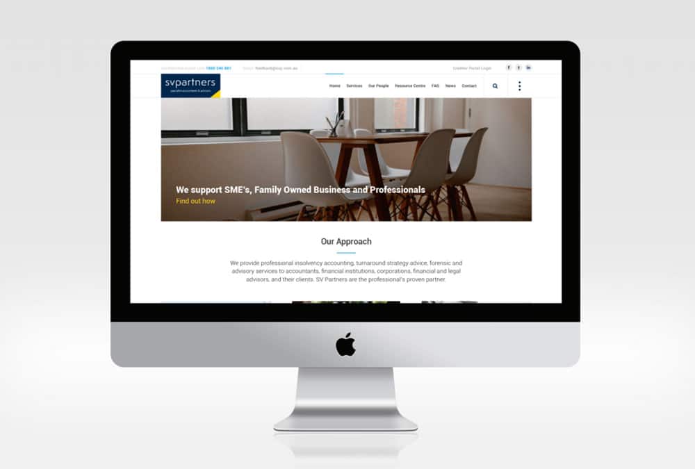 Arvo Creative Graphic Design Brisbane SV Partners website Design